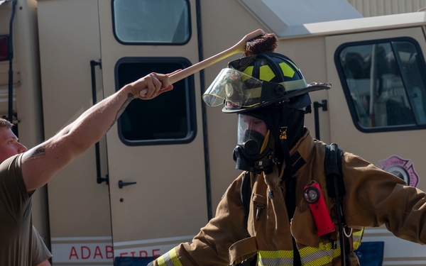Fire, EM decontamination training