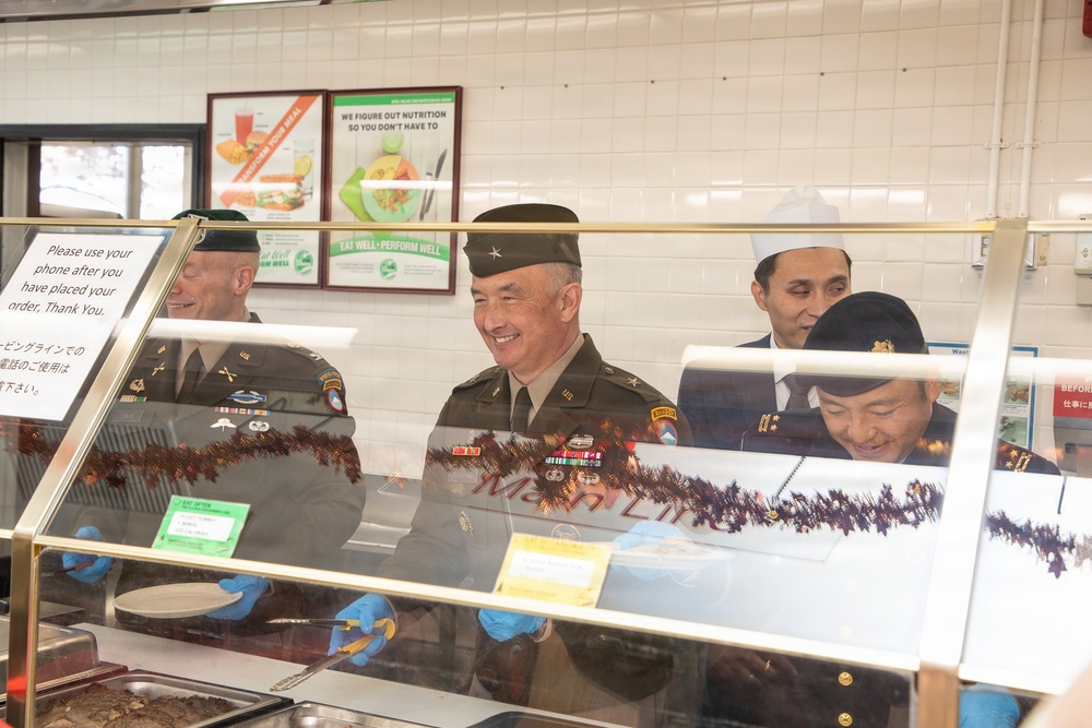 Camp Zama Dining Facility serves Thanksgiving meal