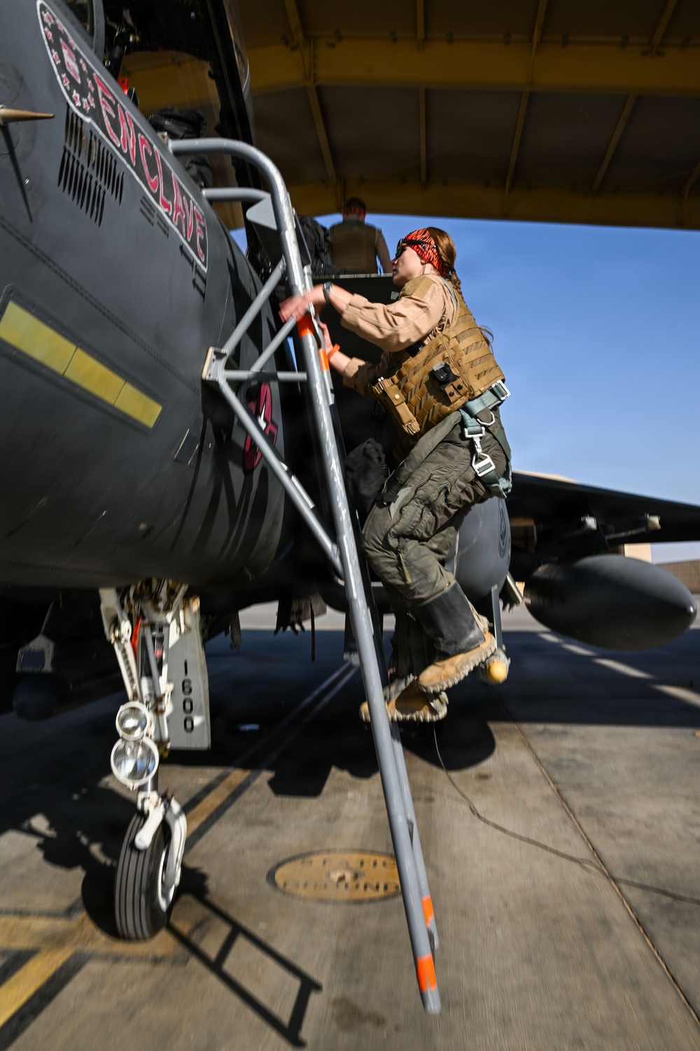 392 EFS F-15E's take off for Marauder Shield 26.1