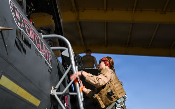 392 EFS F-15E's take off for Marauder Shield 26.1