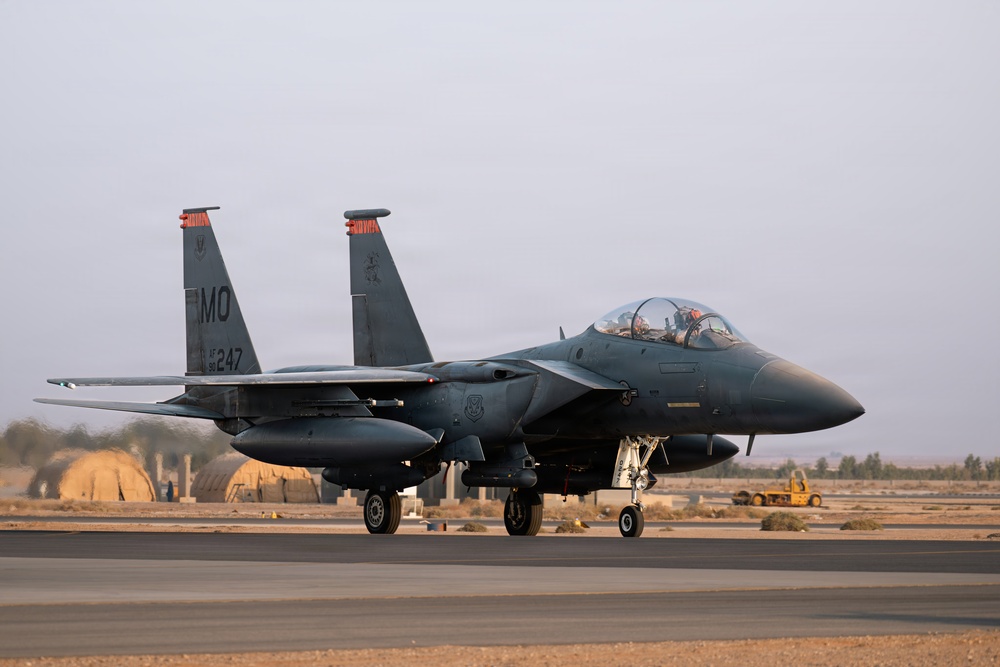 391 EFS F-15s return from Marauder Shield 26.1 exercise