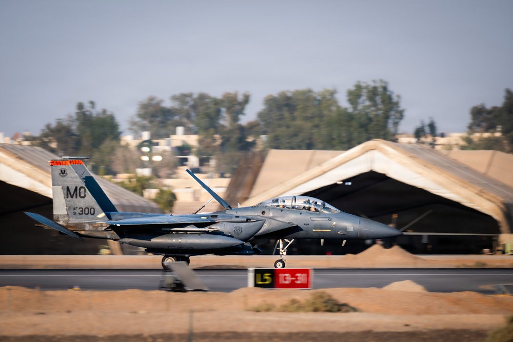 391 EFS F-15s return from Marauder Shield 26.1 exercise