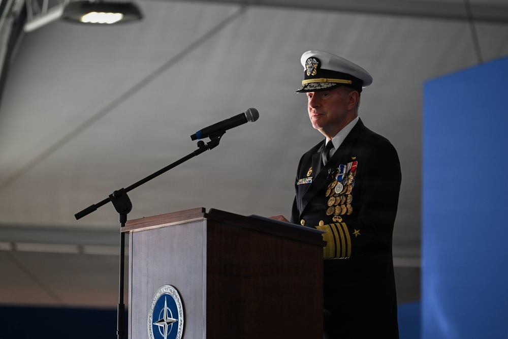 NAVEUR/ NAVAF/ JFC Naples Change of Command Ceremony