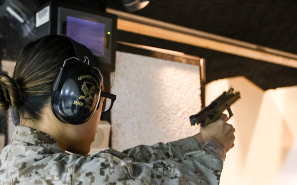 TF 51/5th MEB conducts live-fire pistol range