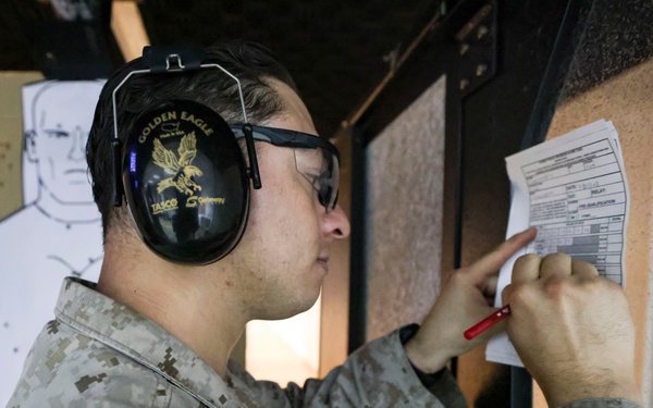 TF 51/5th MEB conducts live-fire pistol range