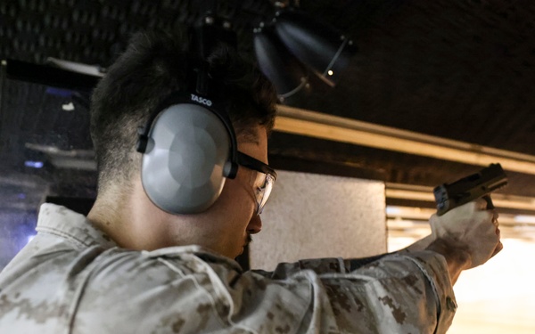 TF 51/5th MEB conducts live-fire pistol range
