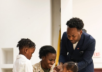 Miami Native Assigned to TF 51/5th MEB Promotes to Lt. Col. in the U.S. Marines