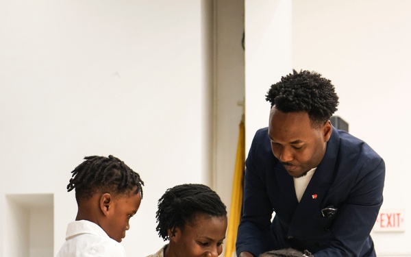 TF 51/5th MEB mustang officer promotes to lieutenant colonel