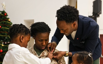 TF 51/5th MEB mustang officer promotes to lieutenant colonel