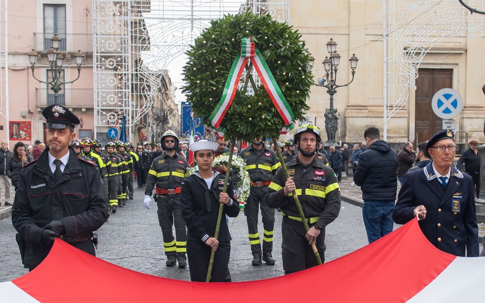 Sigonella participates in Italy’s Feast of St. Barbara ceremony