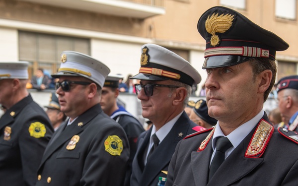 Sigonella participates in Italy’s Feast of St. Barbara ceremony