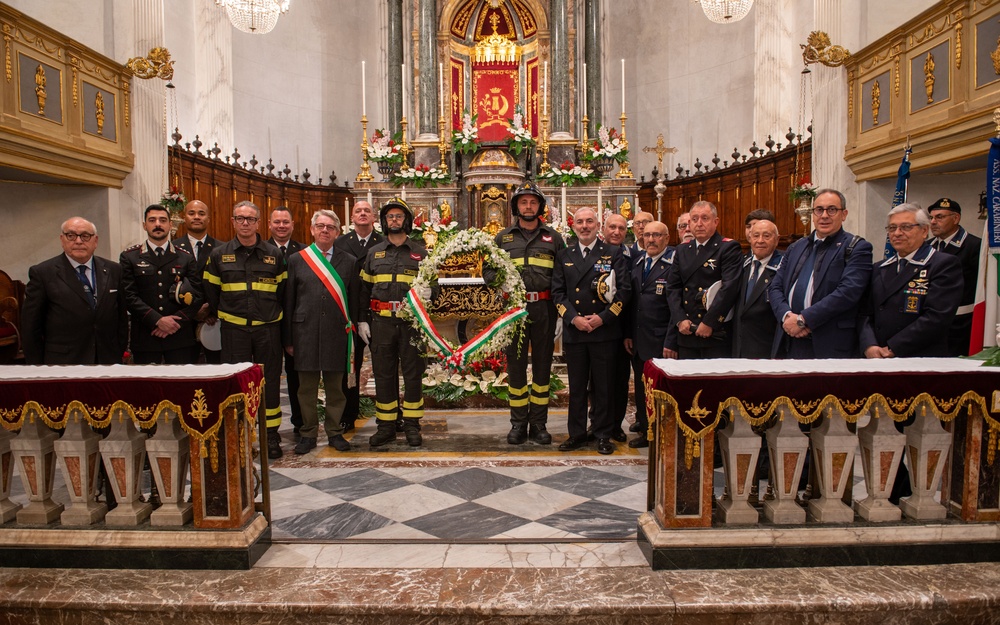 Sigonella participates in Italy’s Feast of St. Barbara ceremony