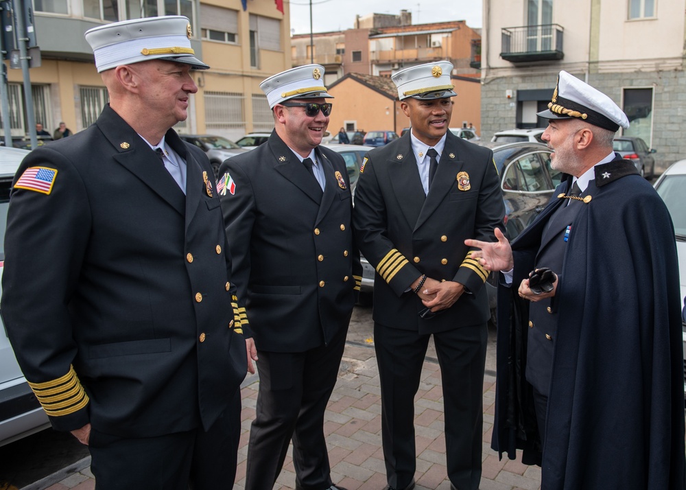 Sigonella participates in Italy’s Feast of St. Barbara ceremony