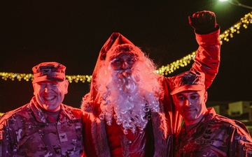 Vicenza military community hosts the annual Christmas tree lighting.