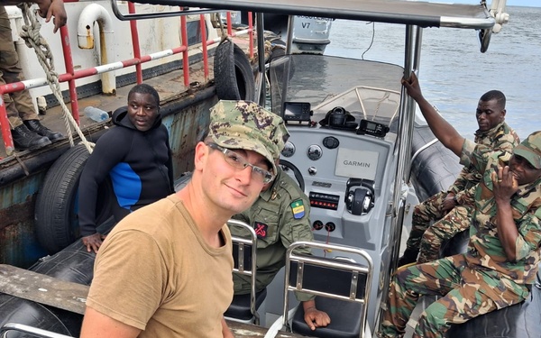 Seabees Conduct Engineering Surveys in Gabon