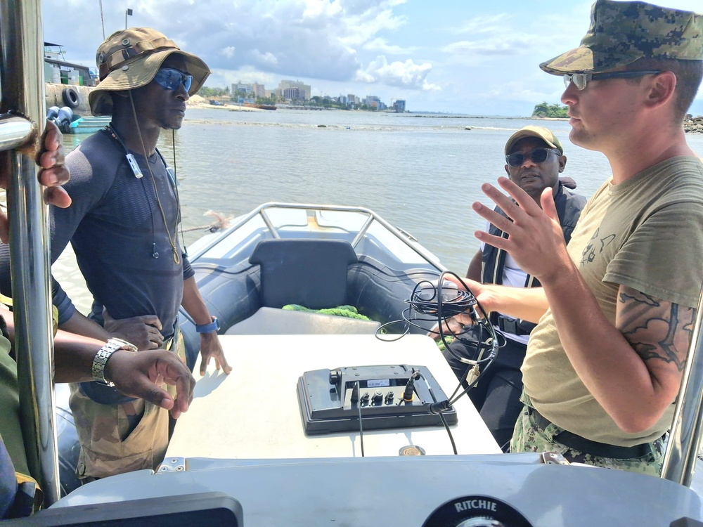 Seabees Conduct Engineering Surveys in Gabon