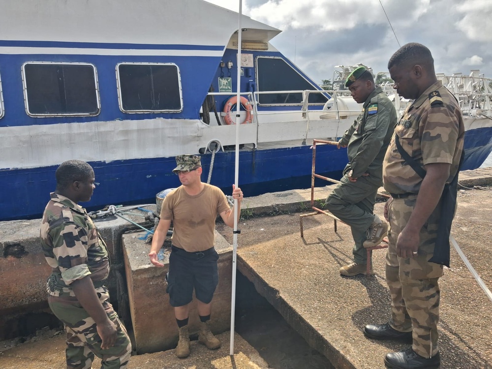 Seabees Conduct Engineering Surveys in Gabon