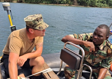 Seabees Conduct Engineering Surveys in Gabon