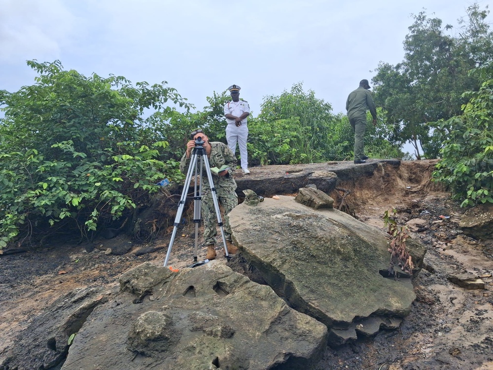 Seabees Conduct Engineering Surveys in Gabon