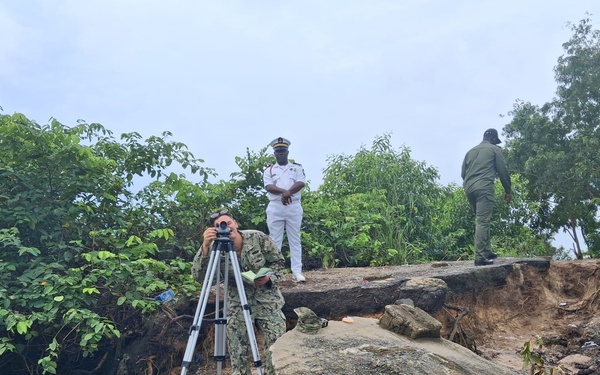 Seabees Conduct Engineering Surveys in Gabon