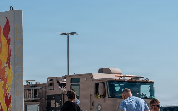 379th AEW first responders team up with RAF for safety day exercise