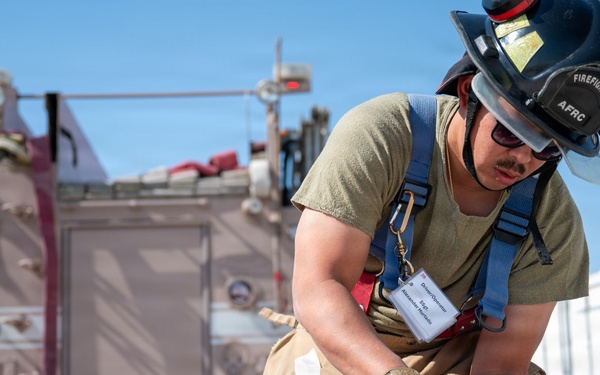 379th AEW first responders team up with RAF for safety day exercise