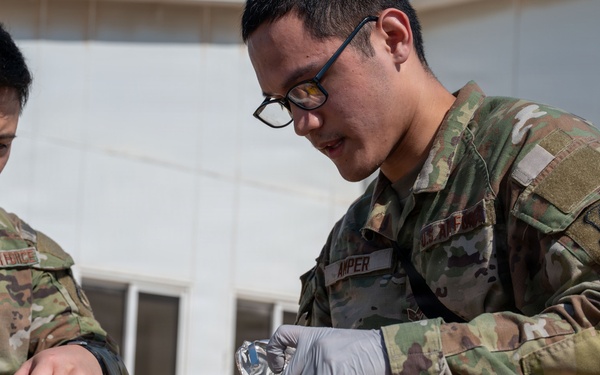 379th AEW first responders team up with RAF for safety day exercise