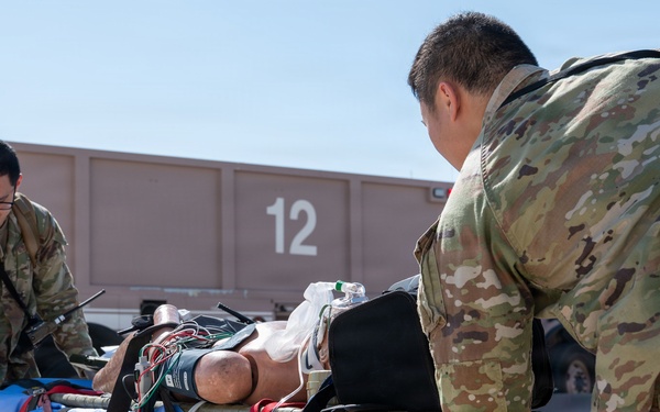 379th AEW first responders team up with RAF for safety day exercise