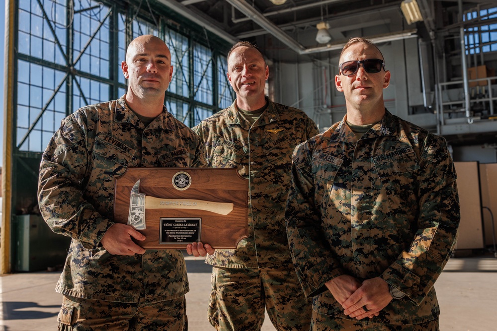 USMC Fire Service Instructor of the Year: Gunnery Sgt. Levinsky