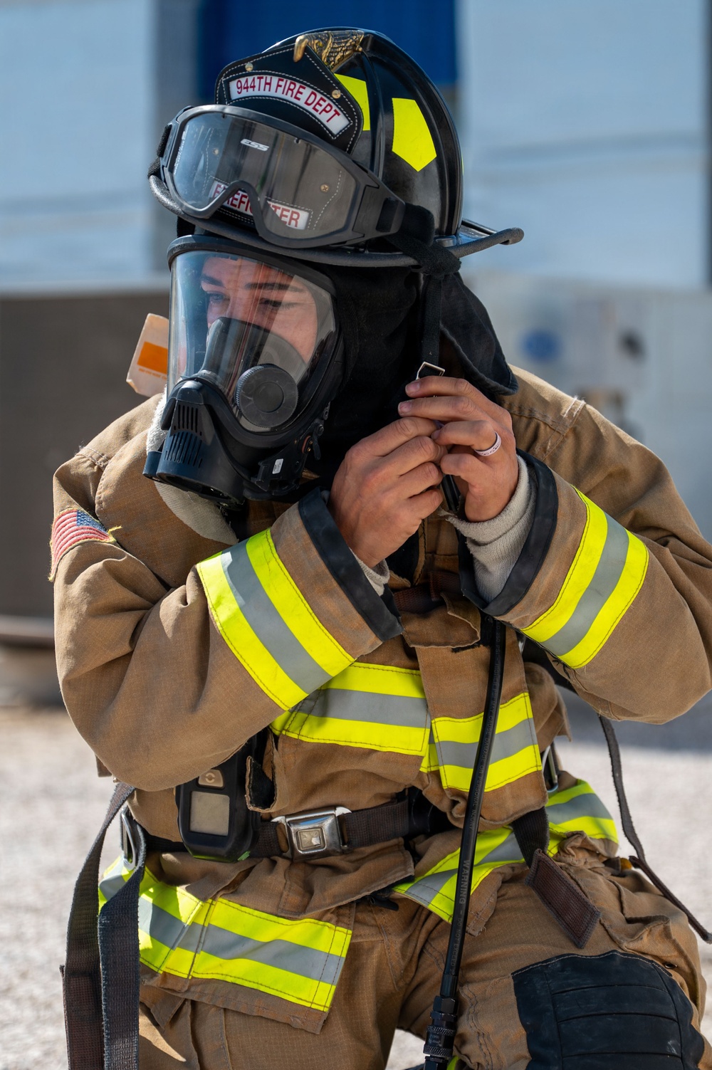 379th AEW first responders team up with RAF for safety day exercise