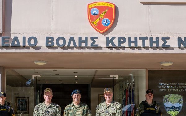 CNREURAFCENT Rear Adm. Brad Rosen visits NSA Souda Bay