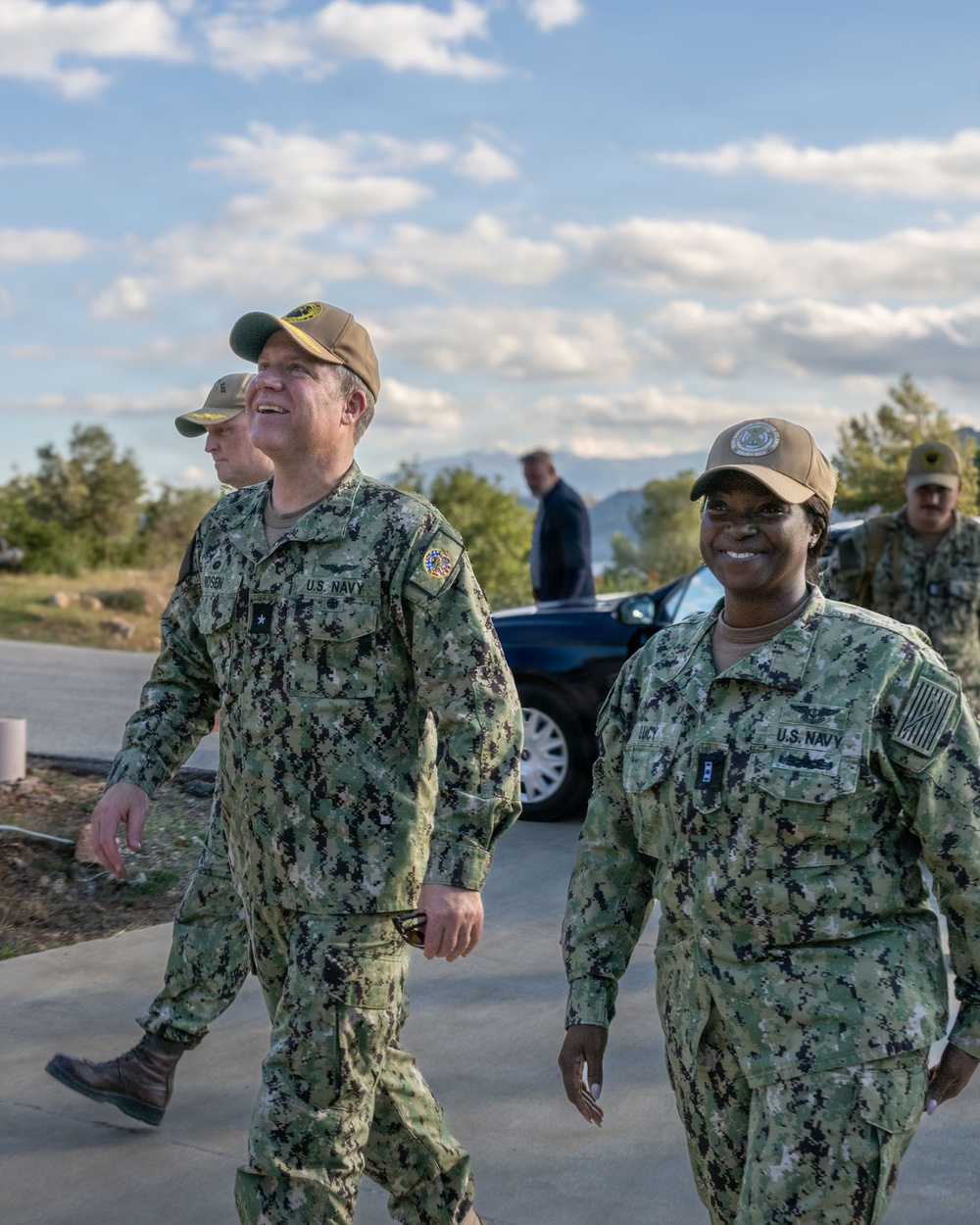CNREURAFCENT Rear Adm. Brad Rosen visits NSA Souda Bay