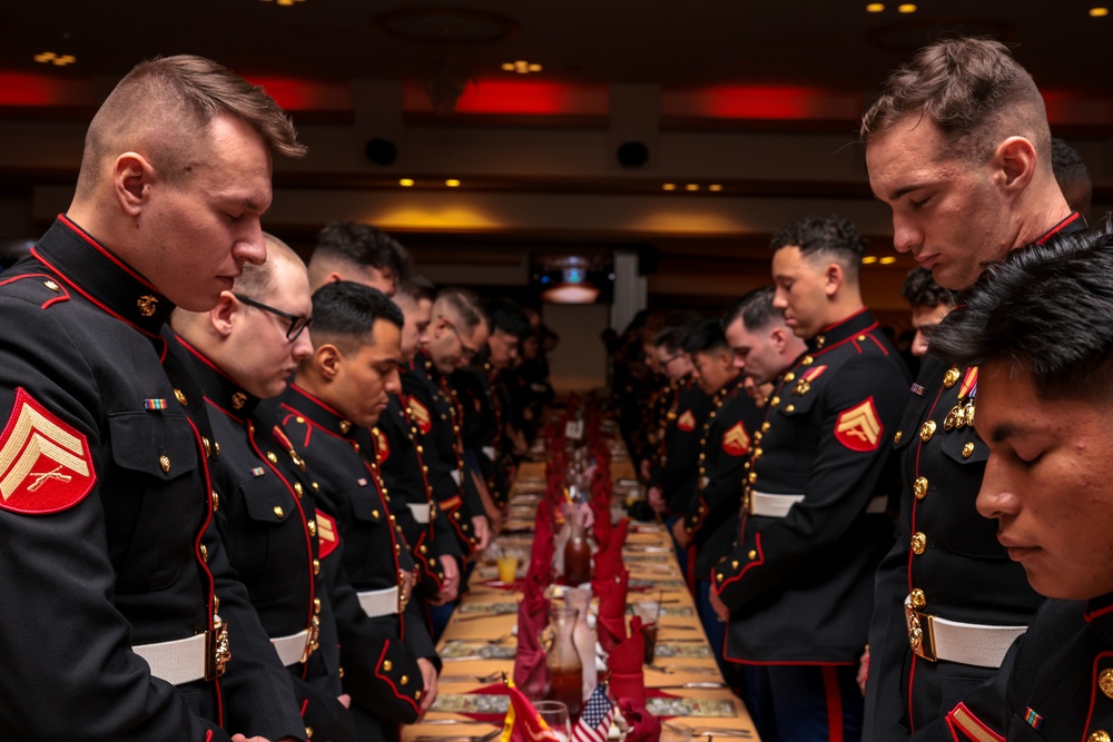 7th Communication Battalion celebrates 250th Marine Corps Birthday Ball