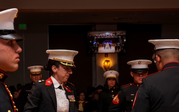 7th Communication Battalion celebrates 250th Marine Corps Birthday Ball