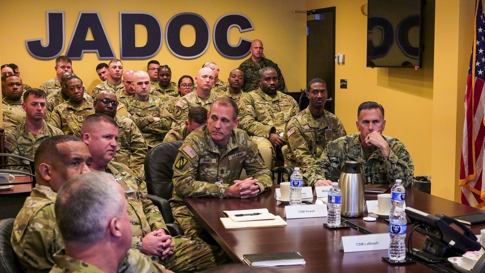 SEAC Visits Joint Air Defense Operations Center