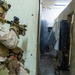 Reconnaissance Marines with the 24th Marine Expeditionary Unit conduct room clearing drills as a part of Close Quarters Tactics training.