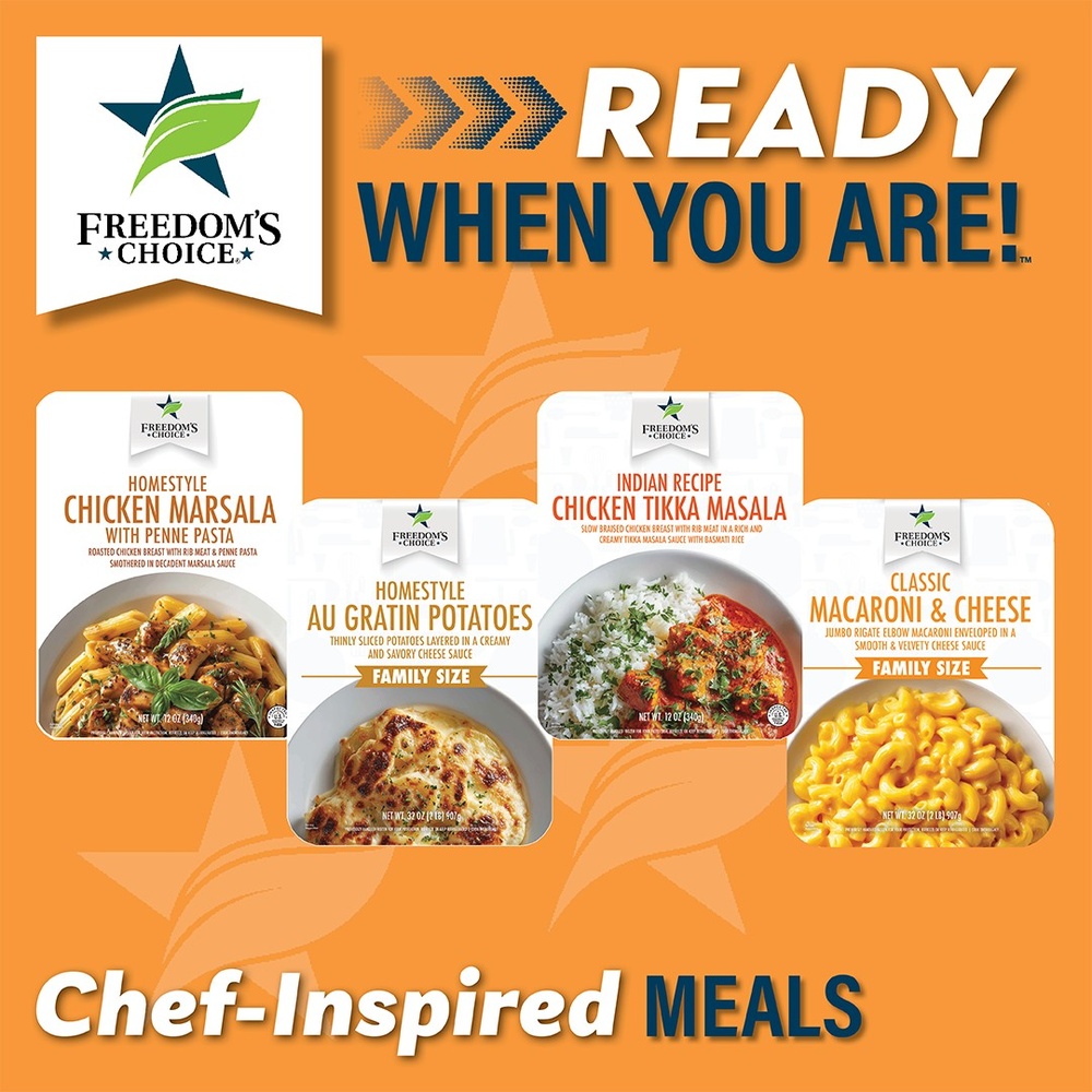 DeCA adds 15 more ‘Chef-Inspired’ Freedom’s Choice prepared foods to offer additional quick-to-eat meal options