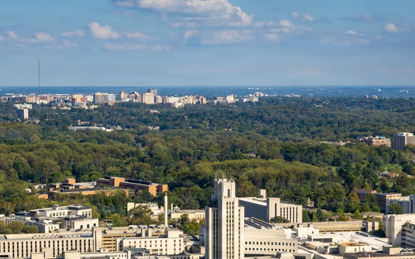 Aerials of Walter Reed
