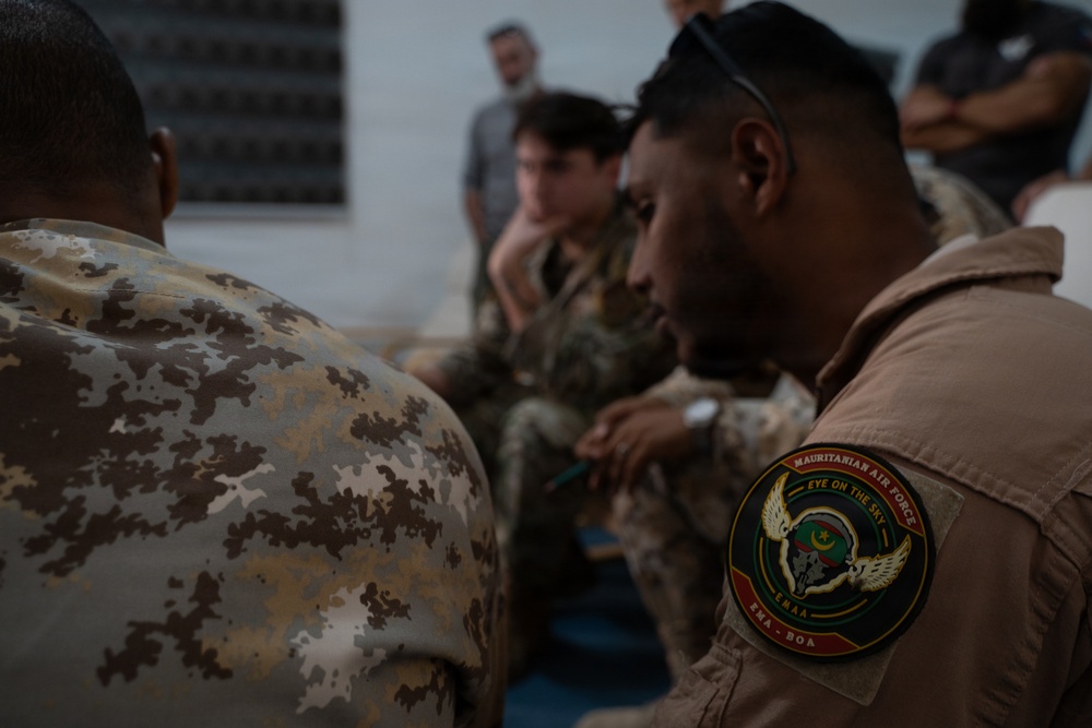 Close Air Support Training with Mauritania for BTF 26.1