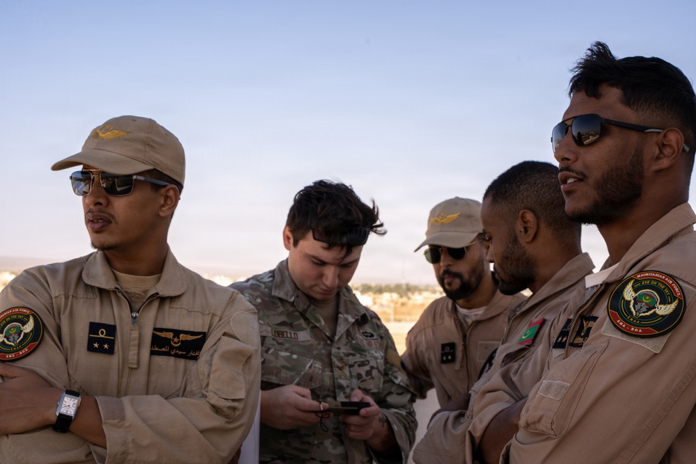 Close Air Support Training with Mauritania for BTF 26.1