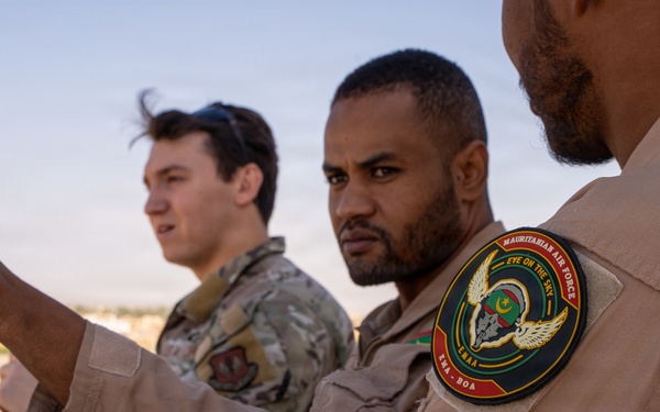 Close Air Support Training with Mauritania for BTF 26.1