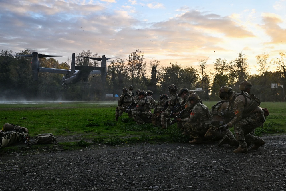 U.S., Albania SOF Conduct Emergency Deployment Readiness Exercise