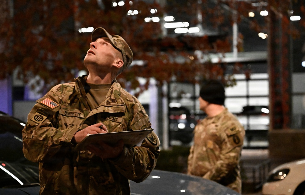 Lt. Col. Burnette Observes c-UAS Operations at Fort McNair