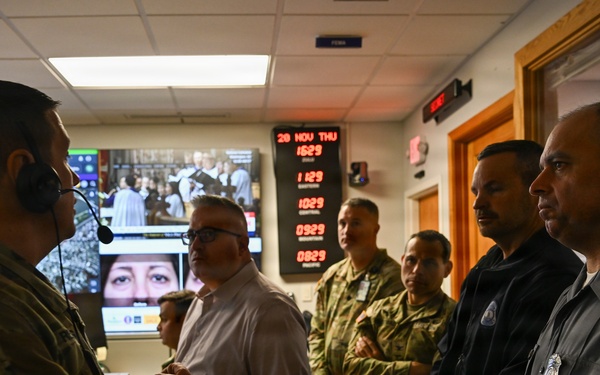 Lt. Col. Reynolds Monitors c-UAS Exercise at Fort McNair