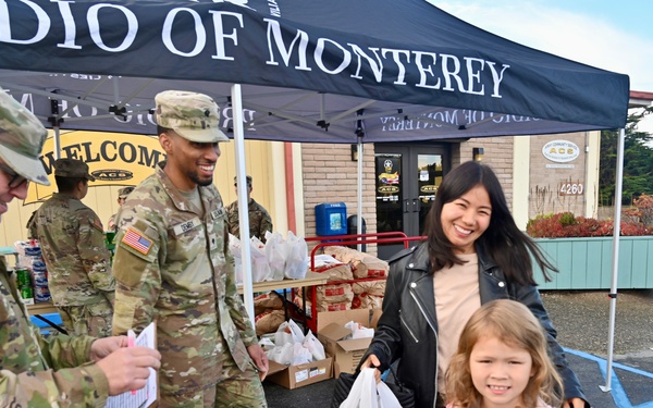 Presidio of Monterey Chaplain-led Thanksgiving meal giveaway supports service members, families