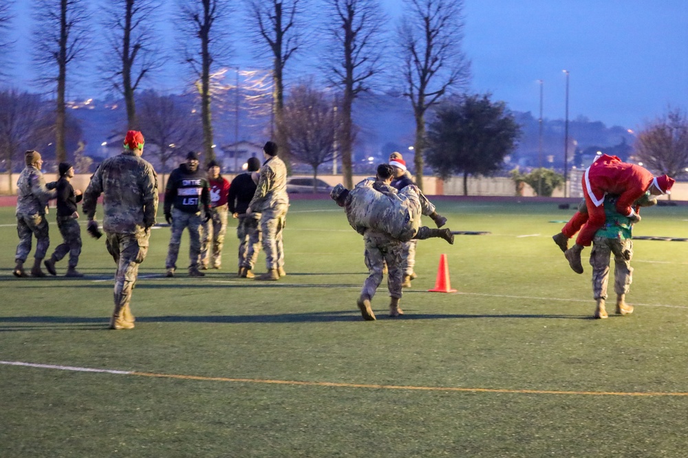 SETAF-AF competes in ‘Lions Legacy Santa’s Bootcamp’ gauntlet