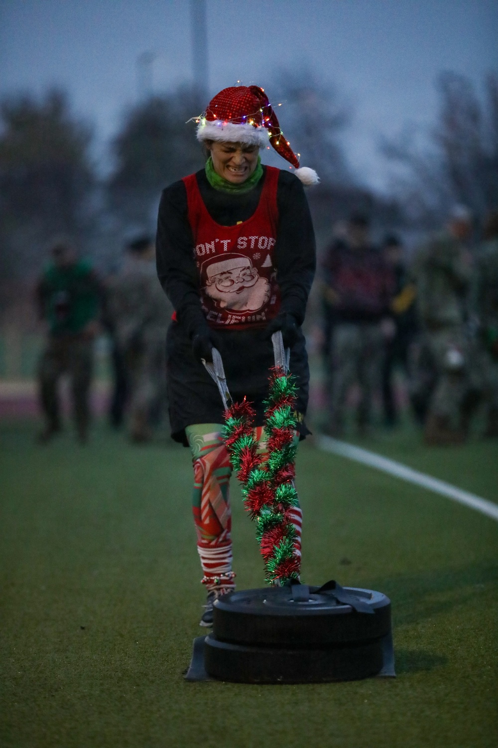 SETAF-AF competes in ‘Lions Legacy Santa’s Bootcamp’ gauntlet