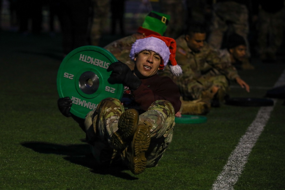 SETAF-AF competes in ‘Lions Legacy Santa’s Bootcamp’ gauntlet