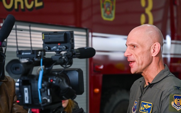 Ribbon cutting ceremony officially reopens Ellsworth AFB Runway