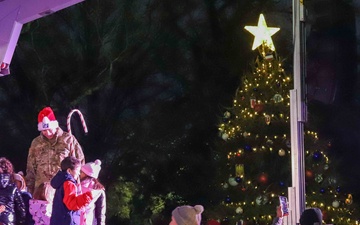 Fort Bragg Families Shine Bright at Annual Tree Lighting